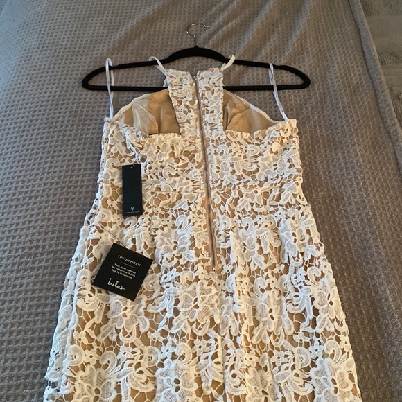 Lulus White Crochet Lace High-Low Dress - Picture 8 of 10